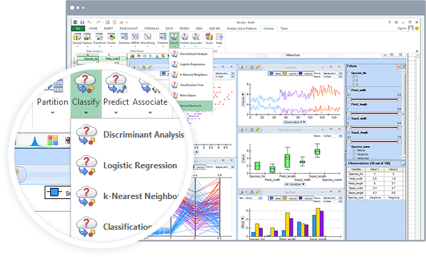 Analytic Solver - Data Mining product screenshot