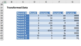 Missing Data Handling Results, Example 6