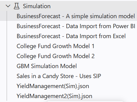 RASON Desktop:  Simulation Examples