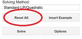 Solver Add-on Pane Solver Add-on Pane